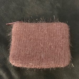 Pink fuzzy fun makeup bag, MAC